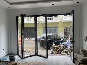 cửa xếp trượt nhôm xingfa